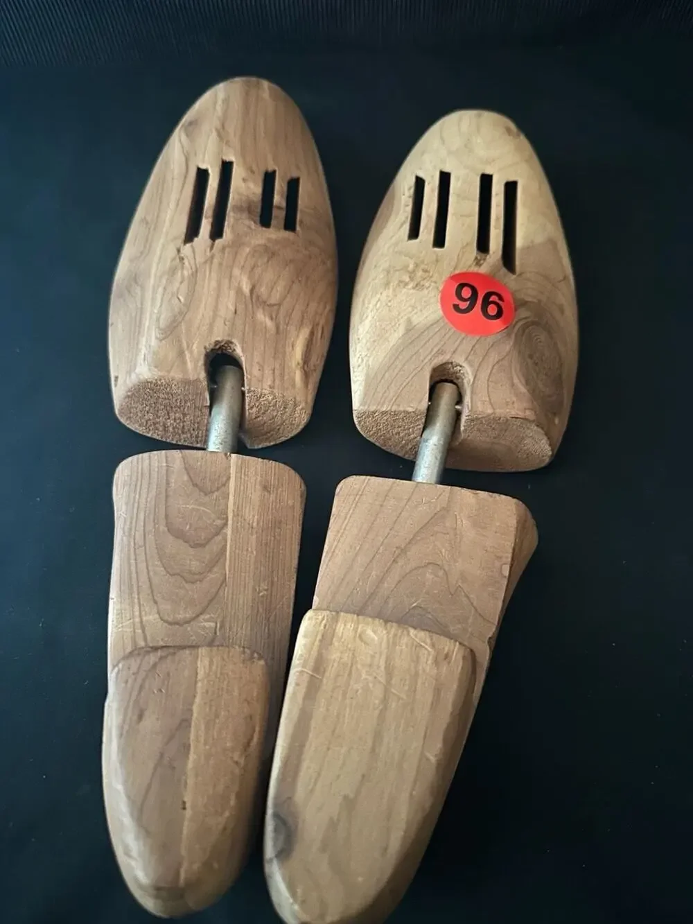 No.96 Vintage Adjustable Wooden Shoe Trees Stretchers